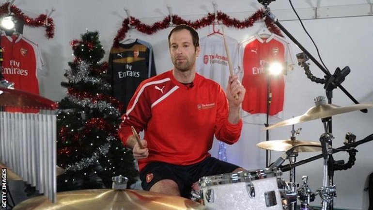 Petr Cech has his own YouTube channel where he uploads videos of his drumming