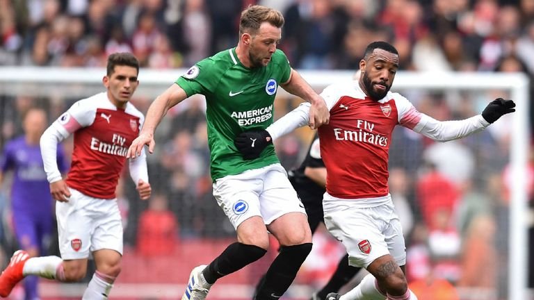 Brighton held Arsenal to a draw at the Emirates stadium