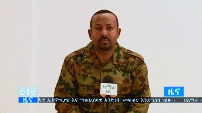 Prime Minister Abiy Ahmed said the chief of staff was killed while preventing a coup
