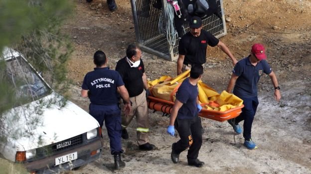 The body of one of the women was retrieved near the so-called Red Lake in Cyprus
