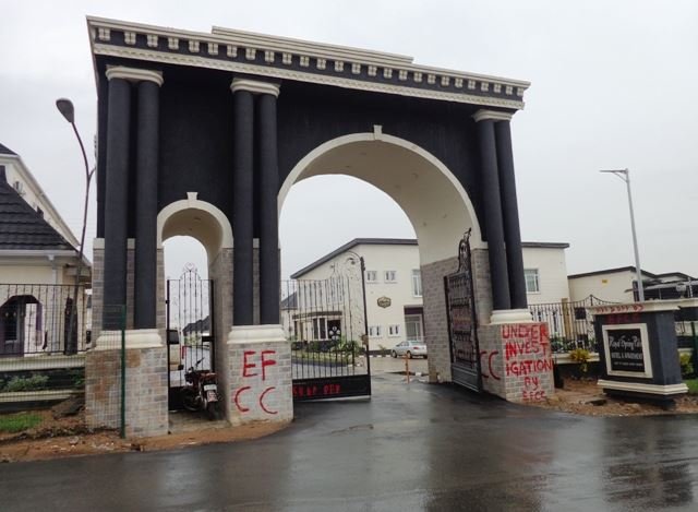 EFCC marked Royal Spring Palm Hotel and Apartment, a 16 block cum 96 flats and eight bungalow allegedly owned by Mrs Okorocha