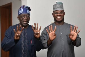 Asiwaju Bola Tinubu and Governor Yahaya Bello