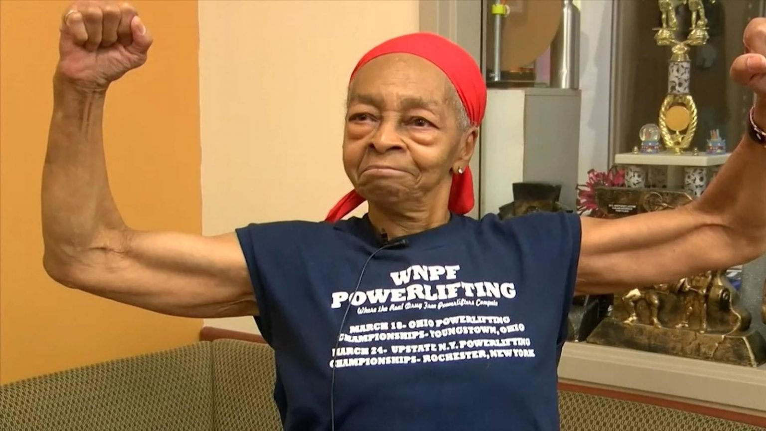 Female bodybuilder, 82, beats up burglar in her home bodybuilder