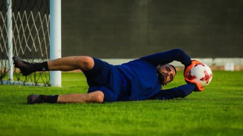 Libyan goalkeeper Mohamed Al-Forgany is looking for his international debut at 29