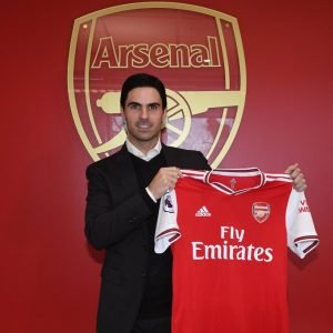 Arteta led Arsenal to victory in the FA Cup final at the end of the 2019-2020 campaign