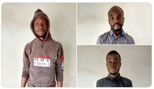 Olopade Oladimeji Solomon, Atanda Femi Benjamin and Atoyebi Samson have pled guilty for internet fraud