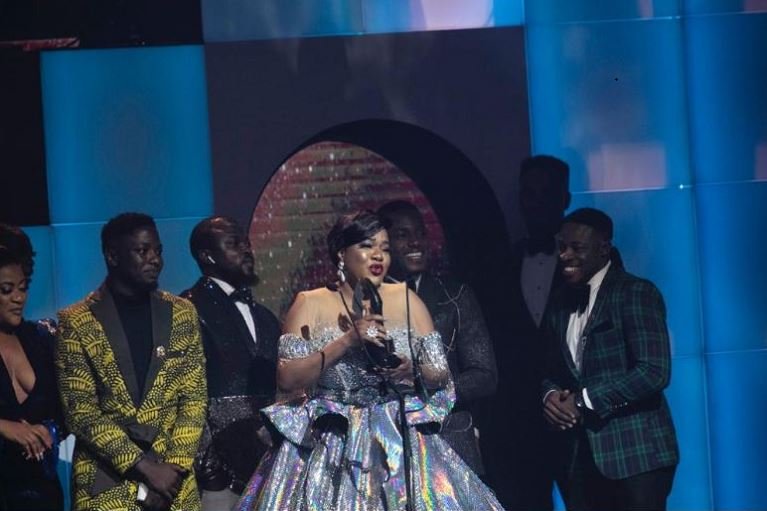 Toyin Abraham wins best actress in the drama category for her role in Elevator Baby