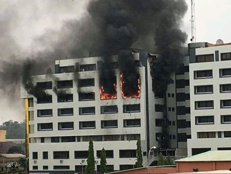 Nothing destroyed in Accountant General’s office – Minister Fire gutted the office of the Accountant General of the Federation