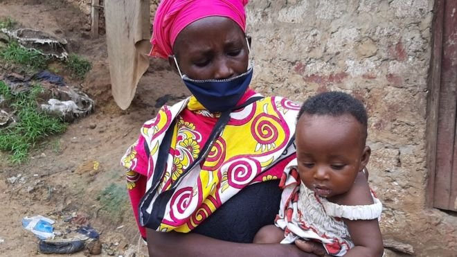 Peninah Bahati Kitsao says the help she has received is a miracle PHOTO: CAROLINE MWAWASI/TUKO