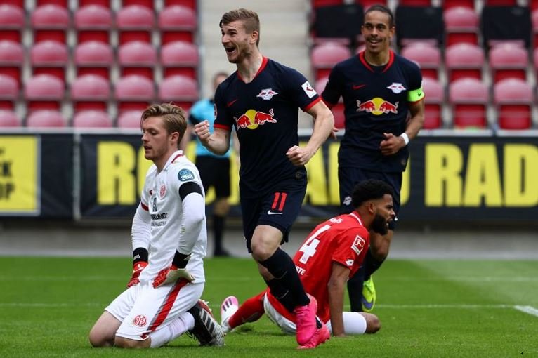Werner scores hat-trick as Leipzig thrash Mainz Timo Werner has scored his third hat-trick of the season