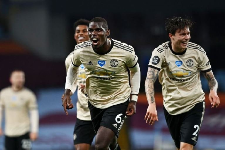 Paul Pogba scored his first goal of the season