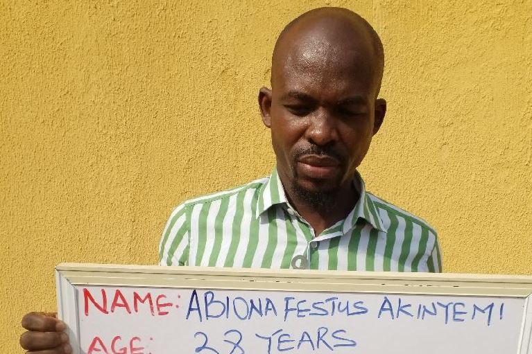 Lagos court jails FBI suspect Abiona Festus Akinyemi was wanted by the EFCC in Lagos