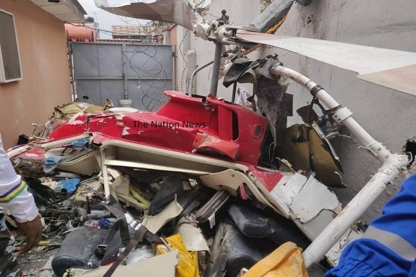 Two killed, one injured in Lagos helicopter crash Heli
