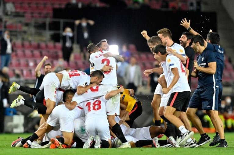 Sevilla have won a record sixth Europa League title