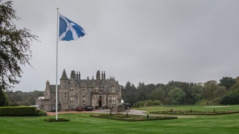 President Trump's golf courses in Scotland, together with one in Ireland, made $63.3m in losses in 2018, the New York Times alleges