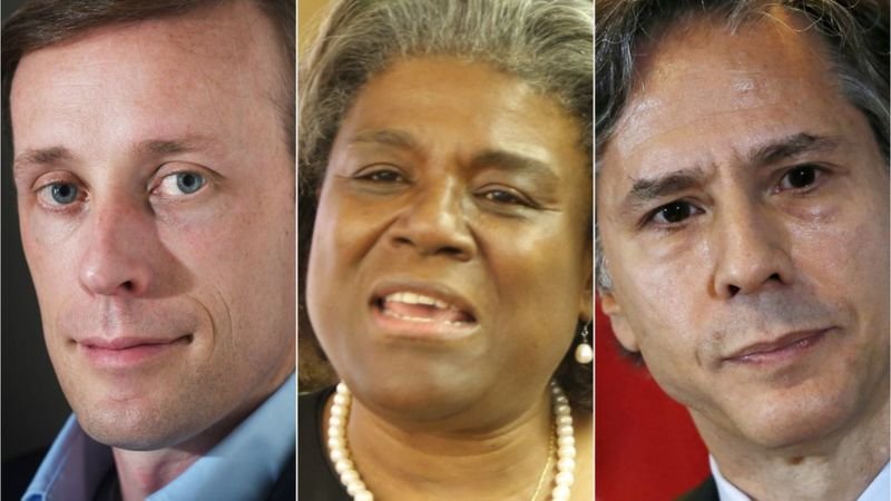 Biden has chosen Jake Sullivan, Linda Thomas-Greenfield and Antony Blinken for key roles