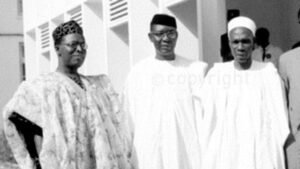 Chief Obafemi Awolowo, Dr Nnamdi Azikiwe and Tafawa Balewa