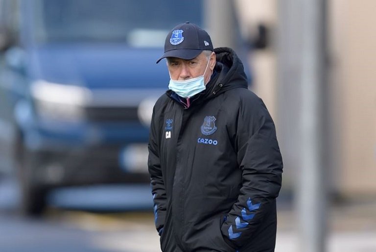 Everton manager Carlo Ancelotti