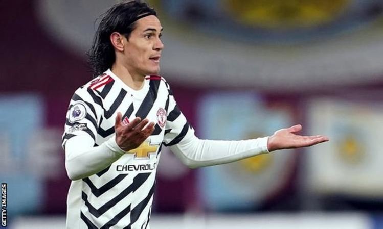 Edinson Cavani returned for Manchester United after a three-game ban
