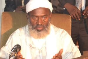 Sheikh Ahmad Gumi speaking during a public lecture in Kaduna.