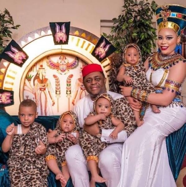 Fani-Kayode and Precious lived a happy life on social media but behind the scenes it was total chaos