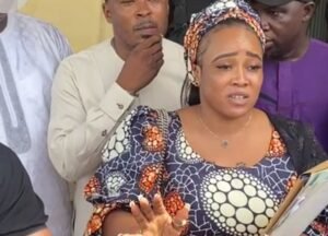 Some of the councillors, led by the Leader Barakat Akande