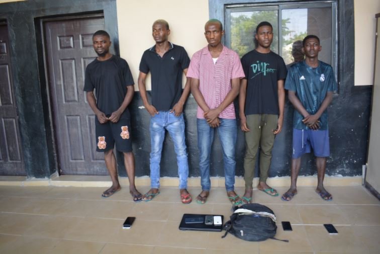 EFCC has arrested five persons for cybercrimes in Kano