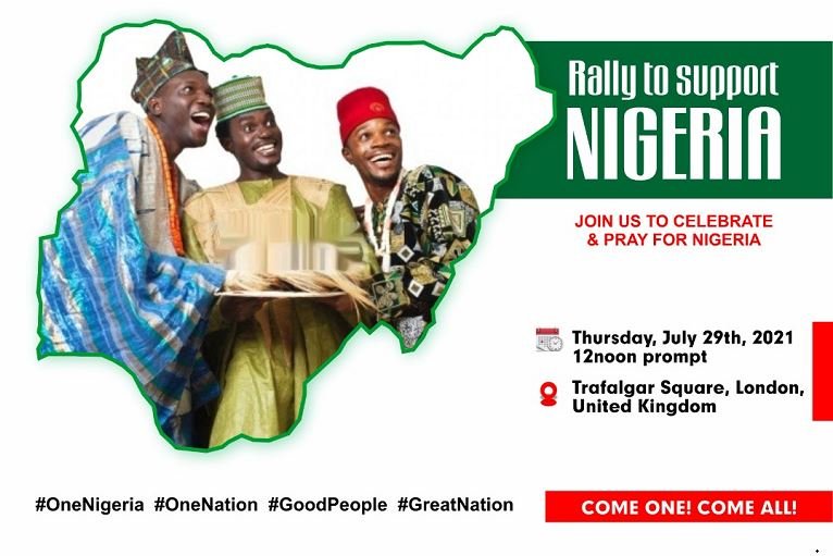 Rally to support Nigeria in London