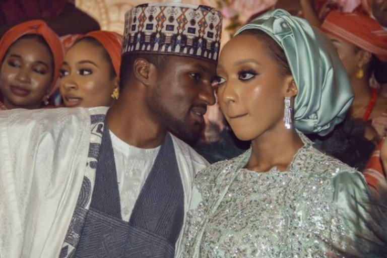 Yusuf Buhari and his Wife, Zahra 