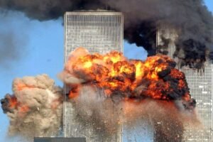 9/11 attack on New York's World Trade Center in US