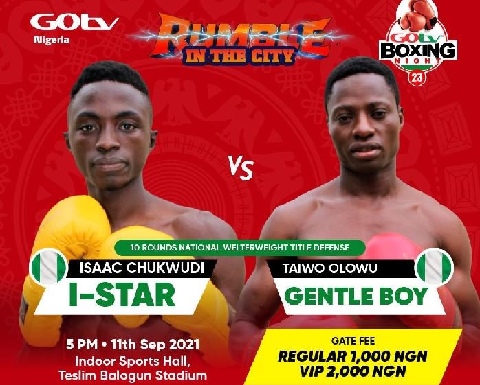 I-Star versus Gentle Boy GOtv Boxing Night 23