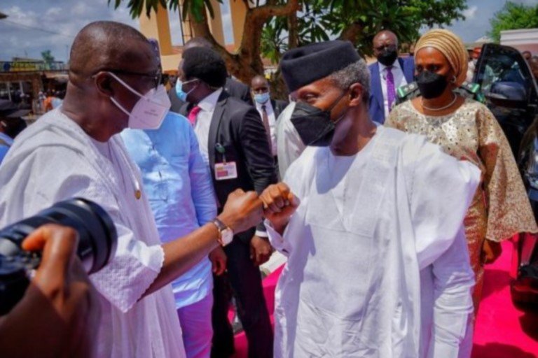 Prof Osinbajo and Governor Dapo Abiodun
