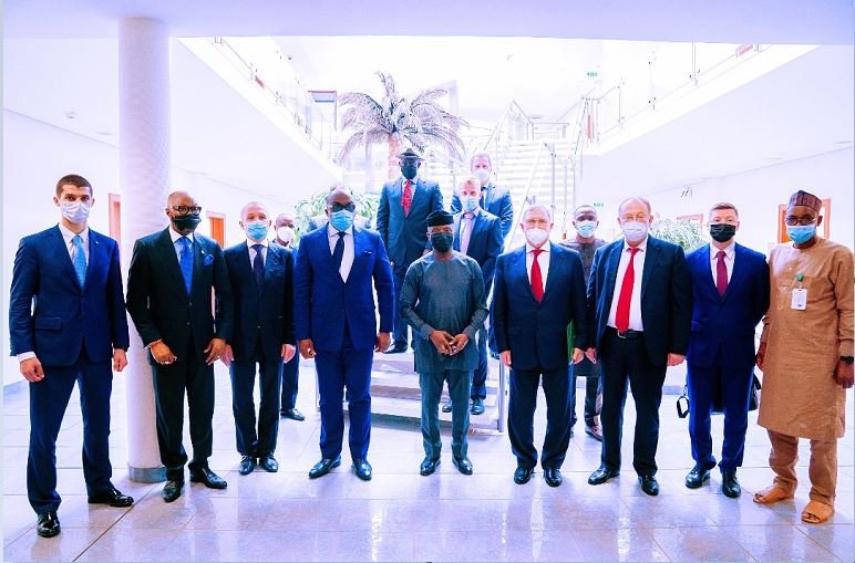New Nigeria-Russia Chamber of Commerce will help consolidate trade, business – Osinbajo Vice President Yemi Osinbajo SAN receives the Nigerian-Russian Chamber of Commerce and Industry at the State House, Abuja.