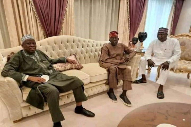 Kano state Governor Abdullahi Ganduje visits Bola Ahmed Tinubu in London