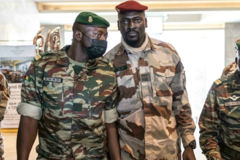 41 year old coup leader, Col Mamady Doumbouya has been sworn in as Guinea's interim president