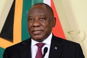 South African President Cyril Ramaphosa