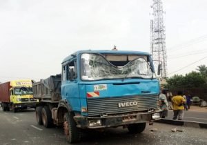 A trailer rammed into students at Seico Secondary School, Ogun State, killing one female student who was sitting for the ongoing WASSCE.