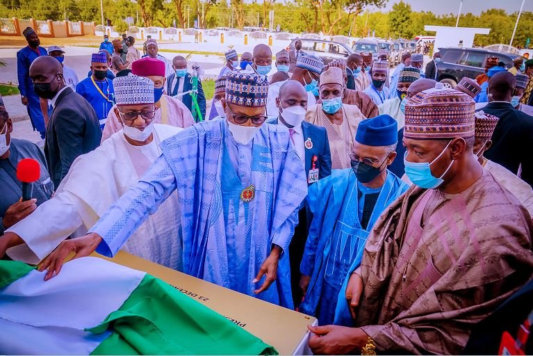 President Muhammadu Buhari commissions Muhammadu Indimi Complex in Maiduguri, Borno State