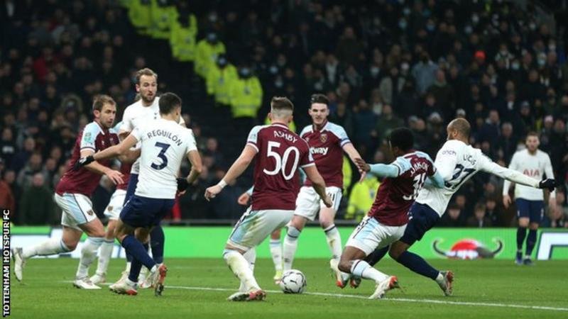 Tottenham hold off West Ham to reach last four Tottenham are aiming to win their first trophy since lifting the League Cup in 2008