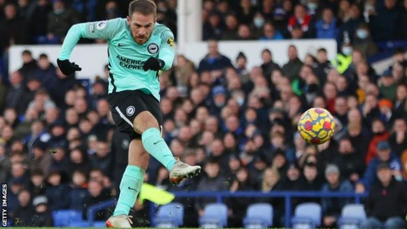 Brighton win five-goal thriller against Everton Liverpool Alexis Mac Allister scored twice for Brighton as they moved to 8th
