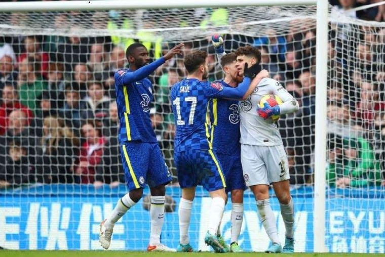 Kepa saved a late penalty as Chelsea beat Plymouth to progress