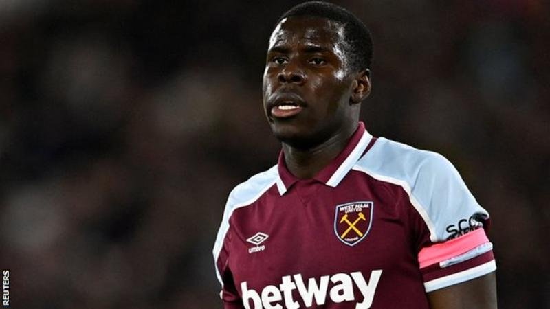 Kurt Zouma started for West Ham against Watford on Tuesday