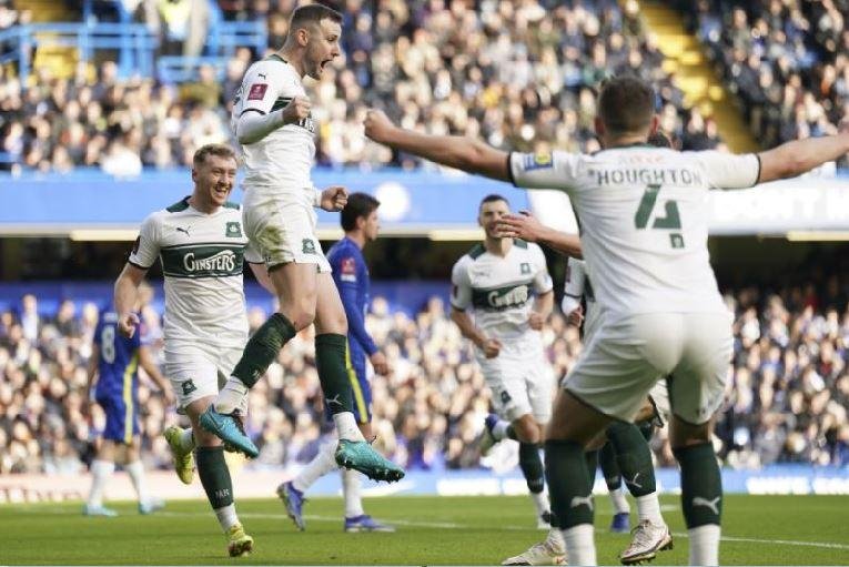 Macaulay Gillesphey opened the scoring for Plymouth