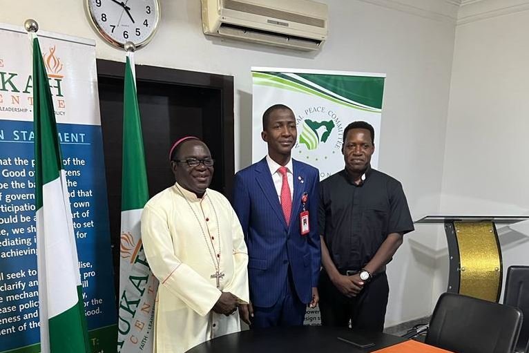 EFCC chairman, Abdulrasheed Bawa visits the Kukah Center for Faith and Leadership