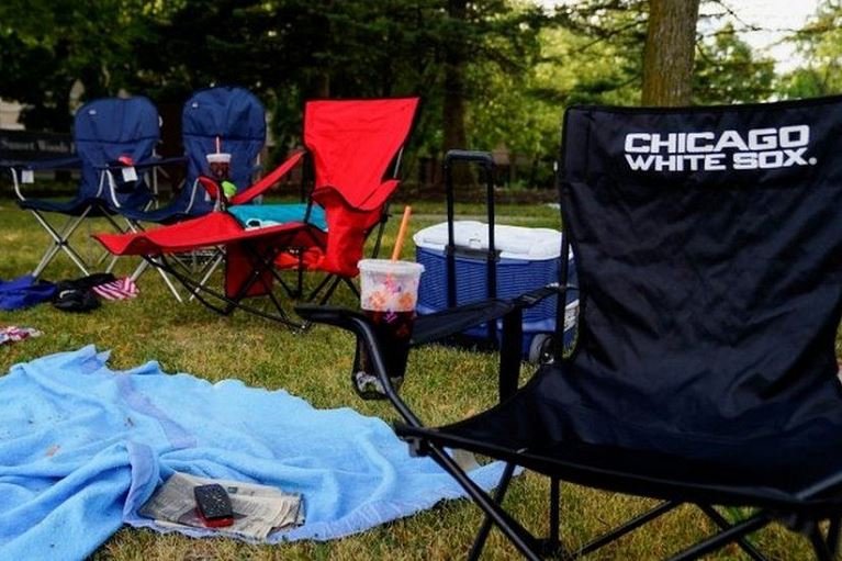 Spectators abandoned their belongings in the panic that followed the shooting