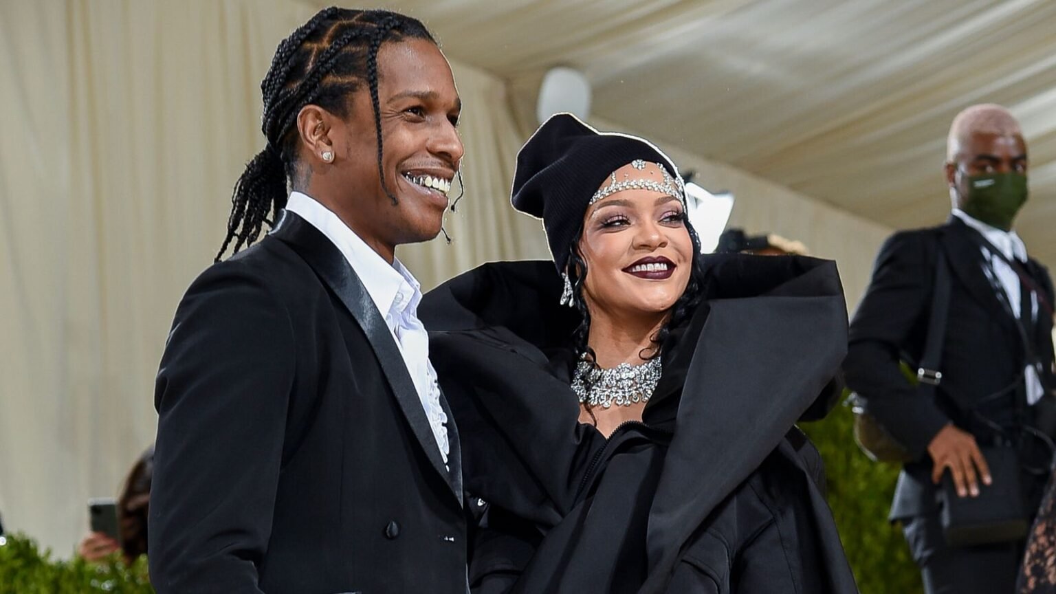 A$AP Rocky and Rihanna in 2021