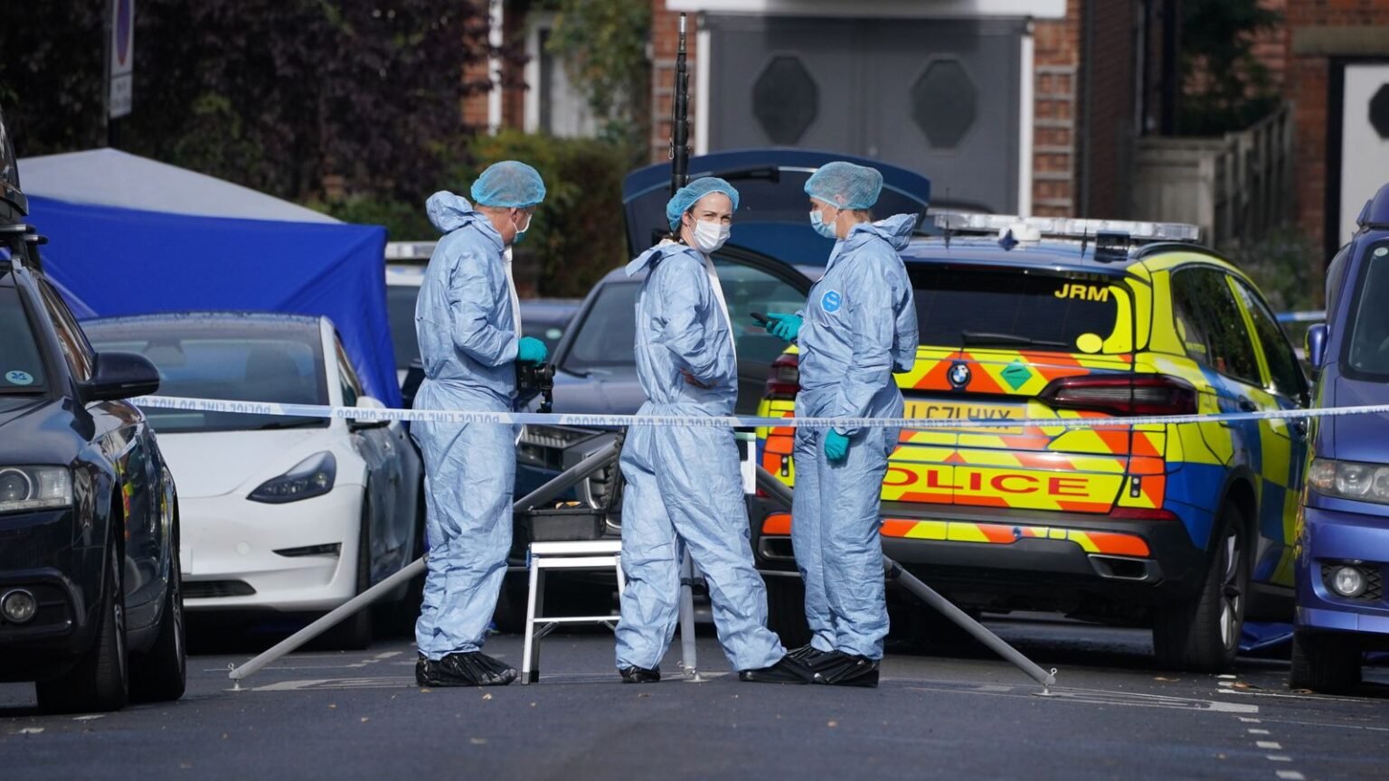 Man shot dead by police