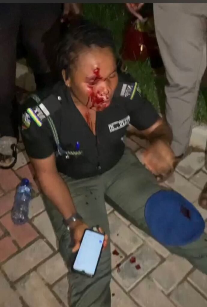 Professor brutalising orderly