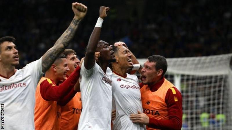 Chris Smalling scored his second goal of the season for Roma