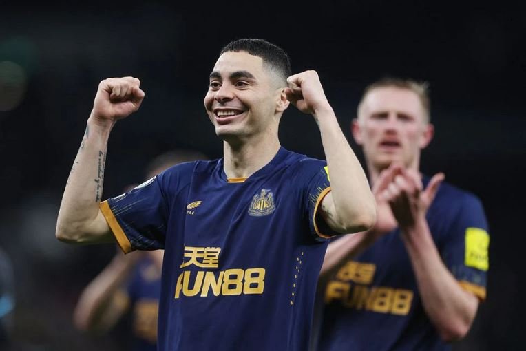 Miguel Almiron has scored five goals in five Premier League games for Newcastle United